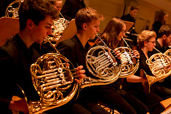 Junge Hornisten Photo: Uwe Hauth