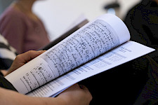 Ein Musik Note-Buch
